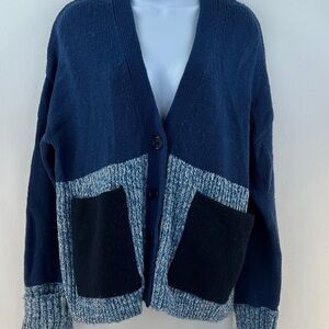 NWT COS Color-block Chunky Knit Cardigan